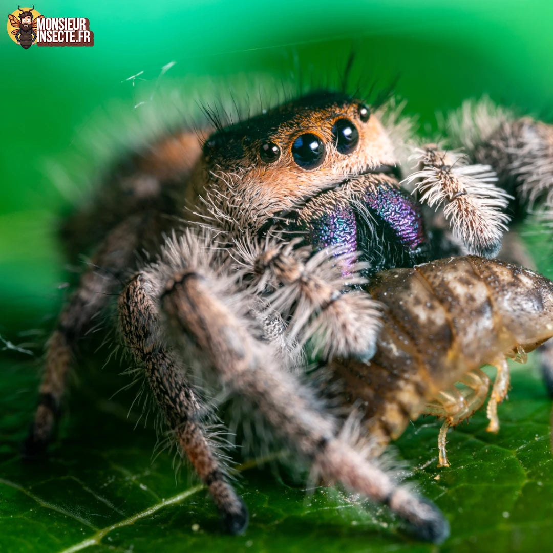 Araignée | Phidippus Regius Aventura
